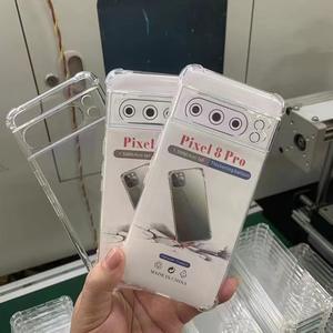 Funda Transparente para <span class=keywords><strong>Google</strong></span> <span class=keywords><strong>Pixel</strong></span> 8 Pro, Funda para <span class=keywords><strong>Google</strong></span> <span class=keywords><strong>Pixel</strong></span> <span class=keywords><strong>6</strong></span> 7 8, Resistente a Golpes, Flexible, Suave, de TPU - Product Image 3