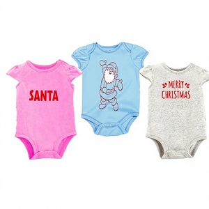 Body pour bébé unisexe 3 pcs/Lot vêtements d'été barboteuse coton bambou biologique combinaison une pièce pour bébé 6-24 mois bébé filles - Product Image 1