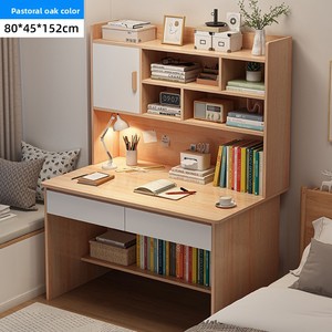 Đơn Giản Văn Phòng Nghiên Cứu Bàn Máy Tính Nhà Bàn Với Tích Hợp Giá Sách Phòng Ngủ Sinh Viên Viết Bàn Và Tủ Sách Để Sử Dụng Nhà - Product Image 2