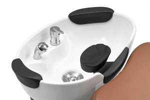 2026 New PU Leather CE Certified Electric Shampoo Bed Luxury Salon Furniture with Electric Lifting for Hair Washing - Product Image 3