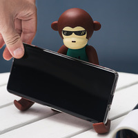 Support de tablette de téléphone portable créatif drôle d'animal de dessin animé avec le logo personnaliser des produits de gadgets de bureau