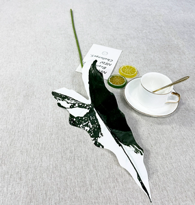 ใบไม้ประดิษฐ์ต้นอาโลเซียโกเนียคาลาเดียมใบเดี่ยวสำหรับประดับตกแต่งบ้านและสวนแต่งงาน - Product Image 6