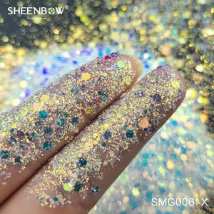 Sheenbow Color Shift Mix Paarse Zonsondergang Chunky Glitter Voor Tuimelaars, Nail Art, Hars Art, Slijm, Ambachten