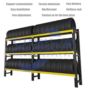 Nhà để xe kho lốp Kệ công nghiệp có thể điều chỉnh boltless lưu trữ giá Pallet thép kim loại kệ Modular van Kệ hệ thống - Product Image 1