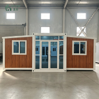 Casa Plegable de 2 Dormitorios, Personalizable, de 10 pies, 20 pies, 30 pies, 40 pies, Casa Contenedor Modular Expandible, Oficinas Móviles Temporales para Exteriores en Venta