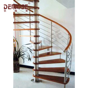 <span class=keywords><strong>Escaleras</strong></span> <span class=keywords><strong>de</strong></span> Caracol prefabricadas duraderas <span class=keywords><strong>de</strong></span> acero inoxidable Construcción <span class=keywords><strong>de</strong></span> <span class=keywords><strong>hierro</strong></span> redondo para uso en apartamentos Tipo recto - Product Image 2