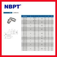 Codo ROSCADO MACHO externo de 90 grados, conector rápido en forma de L, SS 304 316, acero inoxidable, BSP, accesorios de tubería de acero inoxidable