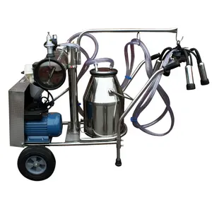 Export countries electric dairy mobile portable buffalo automatic cow milking machine