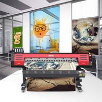 Máquina de Impresión Eco Solvente Rollo a Rollo en Venta, Plotter de Vinilo de 1.8m y 3.2m, Impresora de Inyección de Tinta con Cabezal XP600/i3200/dx5