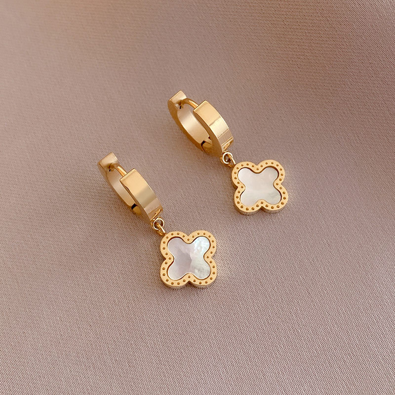 Gold white shell