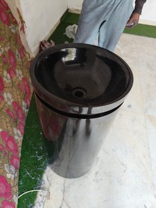 Lavabo de Mármol Pulido Moderno, Resistente al Agua, Ecológico y Duradero, para Baños de Villas y Hoteles, Diseño Natural Personalizado - Product Image 2
