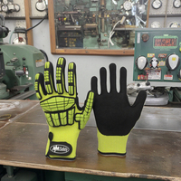 NMsafety Sandy Nitrile Handschuhe ANSI A5 Schnitt feste Handschuhe Handjob Schlag feste Sicherheits handschuhe für den Menschen