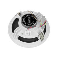 Haut-parleur de plafond XIDLY de haute qualité, mini, 100V, 5W/10W, 6 pouces, double cône en papier, pour système de sonorisation