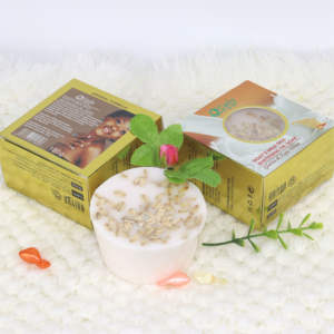 Nouveau <span class=keywords><strong>Savon</strong></span> Artisanal Naturel Bio à l'Avoine, au <span class=keywords><strong>Lait</strong></span> de Chèvre et à l'Huile de Riz, Blanchissant, Anti-Acné, <span class=keywords><strong>Exfoliant</strong></span> pour le Corps, <span class=keywords><strong>Savon</strong></span> de Toilette - Product Image 1