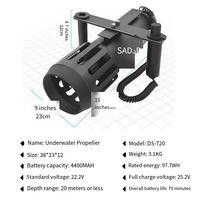 Équipement de plongée LEFEET S1 PRO, propulseur sous-marin, commande sans fil, plusieurs réglages de vitesse, utilisation facile, plastique