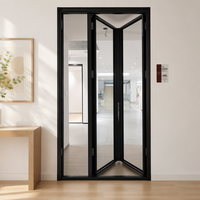 Portes coulissantes sur mesure LEAWOD, portes en aluminium à double vitrage, portes coulissantes de balcon écoénergétiques à vendre