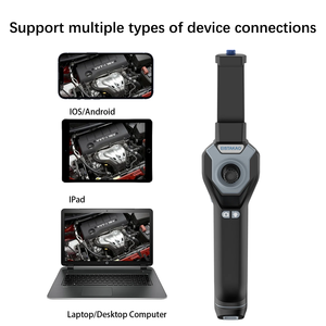 4mm 360 ° articolato industriale endoscopio 8 LEDs risoluzione 720p multifunzionale per apparecchiature di collaudo IOS Android 1M - Product Image 4