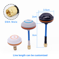 Antenne FPV extérieure de longueur personnalisée étanche 5.8Ghz signal fort de grand champignon pour la communication de machine de croisement d'UAV