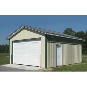 Matériau <span class=keywords><strong>en</strong></span> tôle d'acier Q235 maisons préfabriquées garages préfabriqués kits de construction à <span class=keywords><strong>vendre</strong></span> - Product Image 3