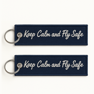 <b>Custom</b> Double Sided Embroidered Keychain Name Brand Logo Jet Tag <b>Key</b> <b>Ring</b> <b>Custom</b> Woven Embroidery <b>Key</b> Chain - Product Image 5