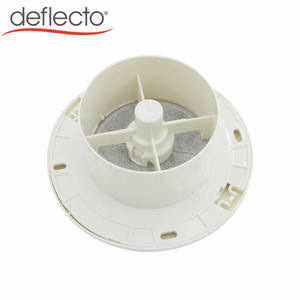 พลาสติกระบายอากาศสีขาวขนาด75/100/120/150มม. ABS ฝาครอบช่องระบายอากาศทรงกลม - Product Image 2