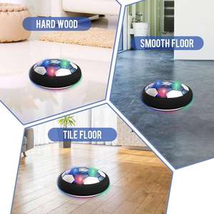 Juego de Juguetes en Oferta con 2 Porterías, Balón de Fútbol Flotante con Luces LED para Niños, para Jugar en Interiores - Product Image 6