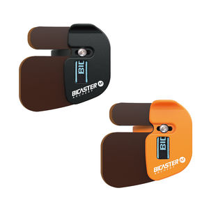 Bicaster panahan UCC Tab jari lapisan atas kulit sapi + PC piring warna HITAM Pink oranye biru hijau merah desain sederhana - Product Image 3