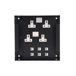 Boîte de prise de sol étanche IP66 avec couvercle en acier inoxydable et prise de courant encastrée - Product Image 3