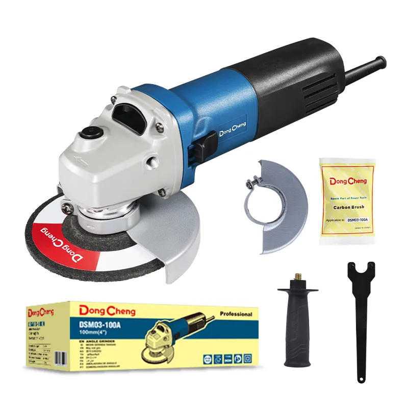 Dong Cheng Professional Power Tools High Quality Electric 220v 720W 100mm Corded Mini Angle Grinder