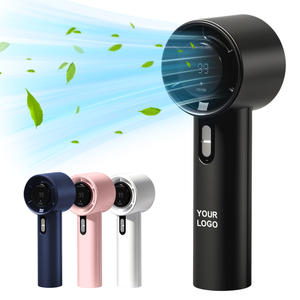 Ventilateur portatif, mini ventilateur rechargeable, ventilateur personnel pliable avec écran, gadget de camping - Product Image 1