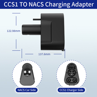 Adaptateur de charge rapide CC CCS1 vers NACS certifié CSA OLINK 300A 1000V pour Tesla Model S 3 X Y aux stations de charge CCS1