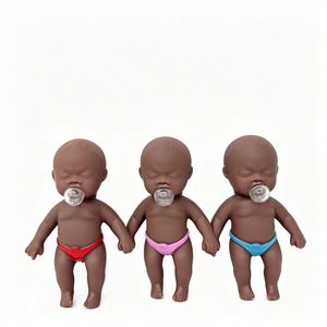 Jouet Squishy Noir Adorable pour Bébé avec Fonction Bulles, Poupée en Caoutchouc Souple pour Enfants et Adultes – Expédition depuis l'Entrepôt des États-Unis - Product Image 6