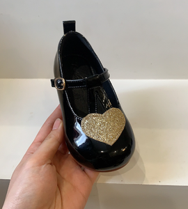 Chaussures à talons scintillantes en forme de cœur pour filles, idéales pour les mariages et les fêtes, sandales de demoiselle d'honneur pour enfants et tout-petits, vente en gros - Product Image 6