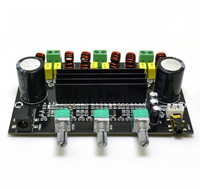 Carte amplificateur de classe D 2.1 canaux XH-M573 80W*2 plus 100W caisson de basses TPA3116D2 Module audio double puce pour haut-parleurs DIY