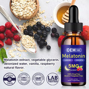 Melatonine Drank <span class=keywords><strong>Plant</strong></span> <span class=keywords><strong>Extract</strong></span> Slaap Vloeibare Ontspanning Melatonine Supplement Druppels Voor Diepe Slaap - Product Image 3