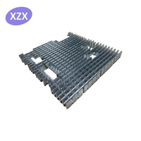 Pièces forgées en alliage d'aluminium personnalisées, usinage CNC pour base de radiateur