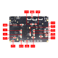 Kit de développement de carte mère essentielle Rongpin Rockchip PRO RK3566 avec 2 Go de RAM/8 Go de stockage, GPU Mali G52 pour projets innovants