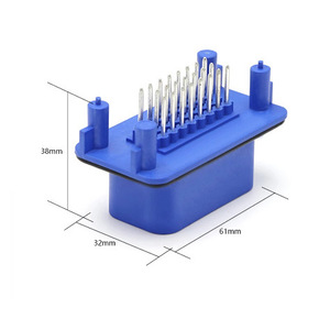 Automotive 23 Pin Sealed ECU Connector Waterproof PCB Board Plug Blue <b>Red</b> IP20 PBT <b>Material</b> DT04 3P P007 Male Female - Product Image 3