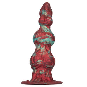 Anal Plug Sexspielzeug Frauen Amazon Hot Selling Einzigartige Form Alien Umwelt freundlich 100% wasserdicht Silikon Soft Mastur bator Riesiger Dildo - Product Image 4