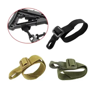 Correa Táctica para Arma de Dos <span class=keywords><strong>Puntos</strong></span>, Correa de Caza con Ajustador de Longitud, Gancho Metálico y Hebilla de Liberación Rápida CP - Product Image 5