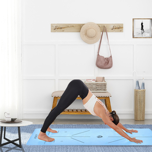 Fitness OEM Custom Yoga Mat Printed <strong>Personalnized</strong> Design Heated Anti Slip Polyurethane Natural PU Rubber Yoga Mat - Product Image 3
