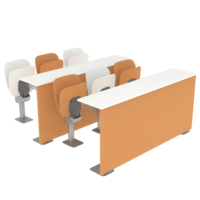 NOUVEAU Ensemble de bureau et chaise d'école en métal moderne pour étudiants, design ergonomique, pliable, usage commercial
