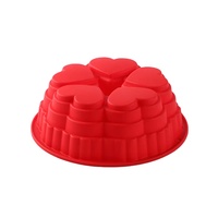 Moule à muffins rond en silicone YK-102, 25x4,5 cm, épaisseur 1,5 mm, écologique, compatible four et congélateur, qualité alimentaire, pour décoration
