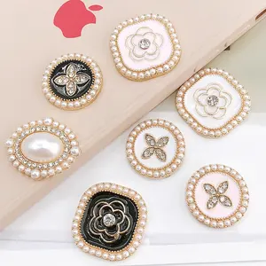 Wholesale Fashion Style Beauty Flower Pearl Phone Case Decoration Luxury DIY Phone Case For Mobile Phone