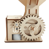 Kit de Modélisme Cinétique 3D en Bois avec Mécanisme à Came, Rampes et Pistes – Bricolage Créatif pour Enfants et Fans d'Ingénierie