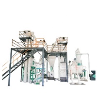 Ligne de production de granulés d'alfalfa série 9KWH, moulin à granulés, ligne de production d'aliments pour crevettes, machine à granulés d'aliments pour animaux, prix