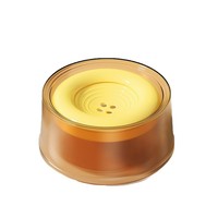 Bol à eau flottant grande capacité Chuangzhen pour animaux de compagnie, anti-déversement, anti-poussière, en plastique, anti-éclaboussures, pour chiens et chats d'intérieur