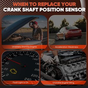 Sensor de Posición del Árbol de Levas Tchenpart 12561211 para Chevrolet Silverado, Suburban, Tahoe, Avalanche, GMC Envoy - Product Image 5