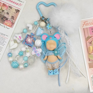 พวงกุญแจตุ๊กตา Sonny Angel แบบกำหนดเอง พวงกุญแจโลหะ DIY พวงกุญแจตุ๊กตา PVC อุปกรณ์เสริมพวงกุญแจ ขายส่ง - Product Image 4