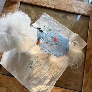 New denim skirt for dogs, cats, and <b>teddy</b> <b>bears</b> - spring/summer <b>small</b> dog clothing. - Product Image 4